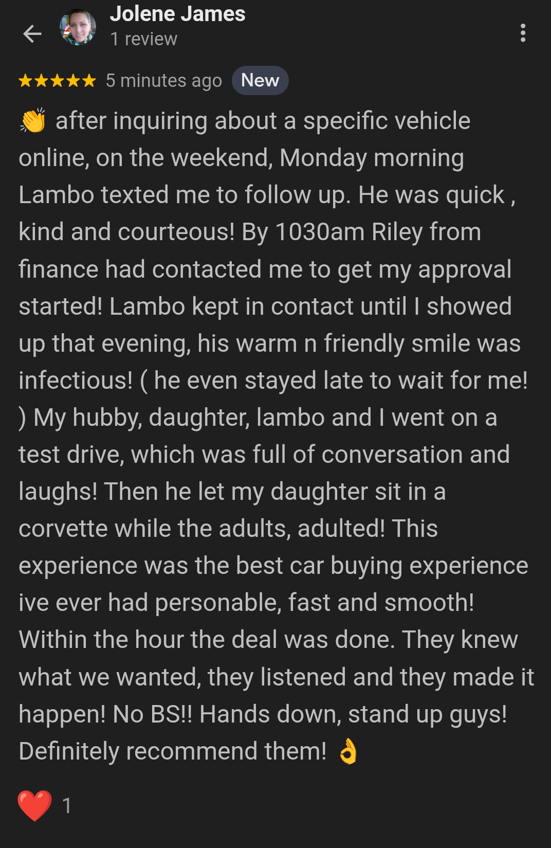 Client review screenshot 3